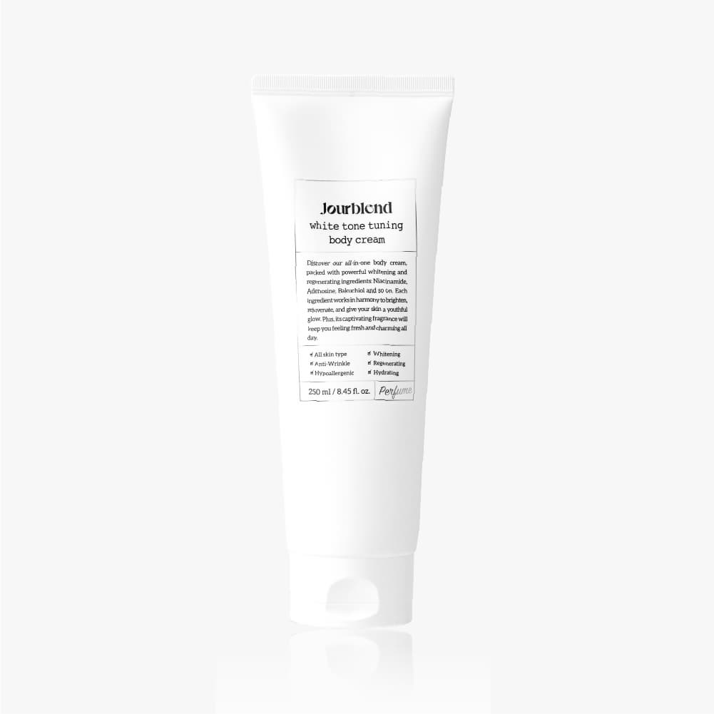 Jourblend White Tone Tuning body cream 250ml, 8.45 fl. oz.