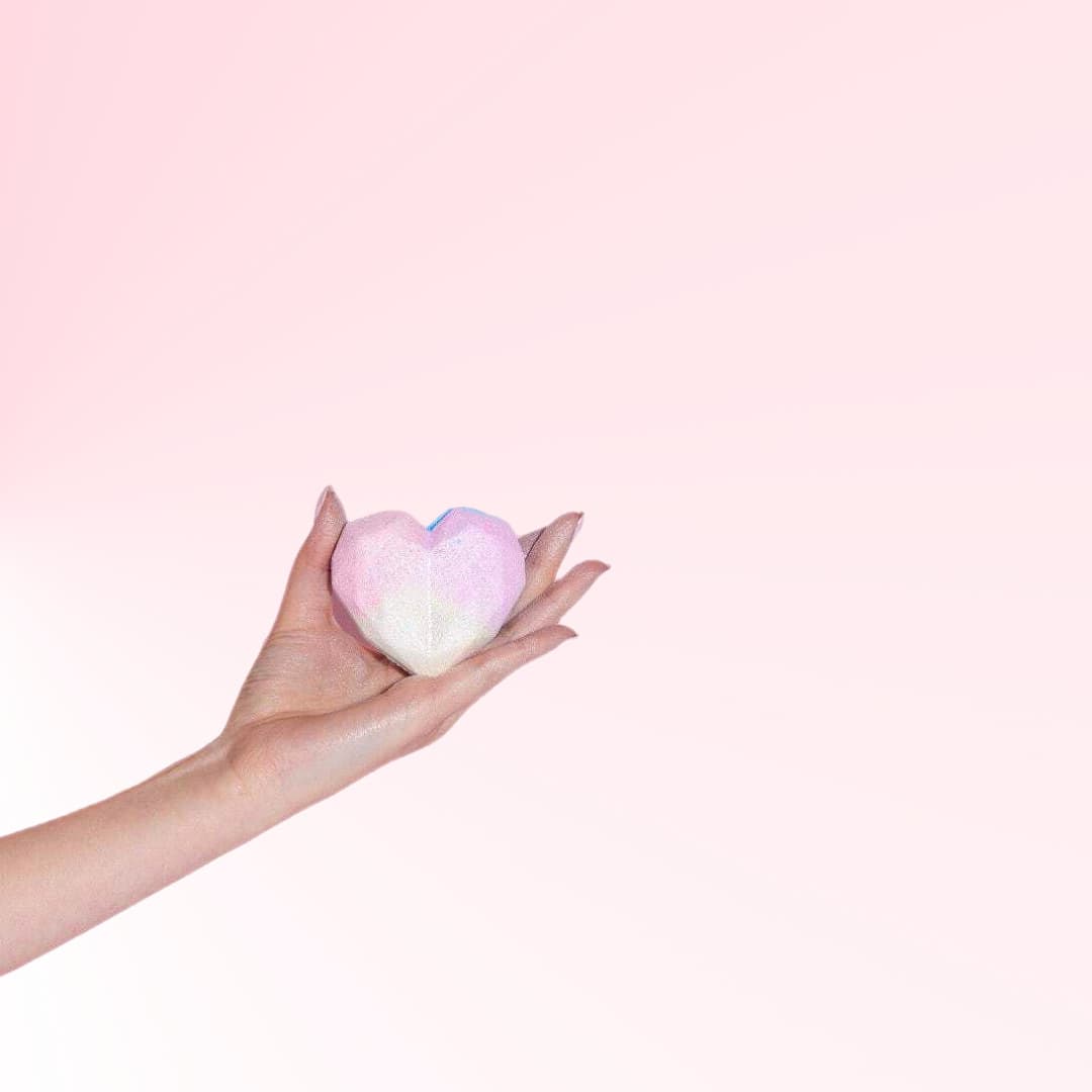 Kirit Pink Twinkle Bath Bomb Stress Relief Bubble Bath