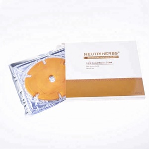 Luxurious Customized Logo Pure Collagen Natural SkinNourishing Gold Breast Mask