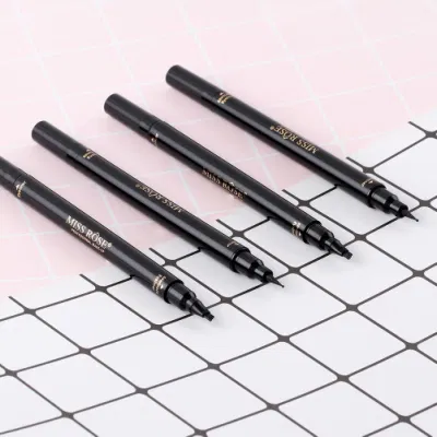 Mr 41 Four-Pronged Eyebrow Pencil Double-Headed Eyeliner Waterproof and Durable Eyeliner Pencil Black Eyeliner Pen