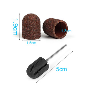 Nail art Sanding Bands Block Cap Professional Nail Pedicure Clean Tools  For Removing Dead Skin