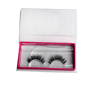 New arrived round case eyelash very soft natural false 3d mink lashes custom eyelash packaging