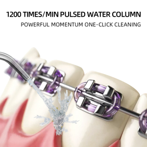 Oral Irrigator Dental Water Flosser Waterproof Battery Tank Hand-held Tooth Punch
