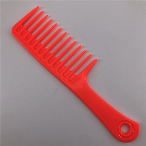 Personalized OEM Wide Tooth Plastic Big Hair  Comb