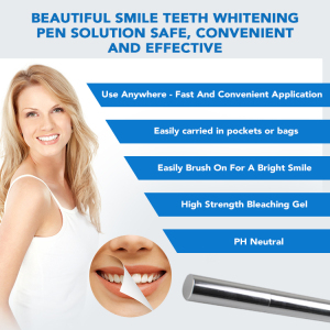 Popular 2ml/4ml Aluminium Bleach Remove Stains Silver Teeth Whitening Brush Gel Pen