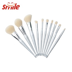 Premium 10 Pcs Soft Make Up Cosmetic Tools Facial Foundation Brush Set with Custom Logo