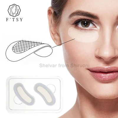 Private Label High Quality Hyaluronic Acid Ha Dissolving Microneedle Anti Wrinkle Puffy Under Eye Mask Patches