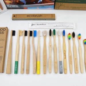 Professional Factory Production Wholesale OEM Custom Laser Engraving Logo Eco Friendly Natural Bamboo Toothbrush
