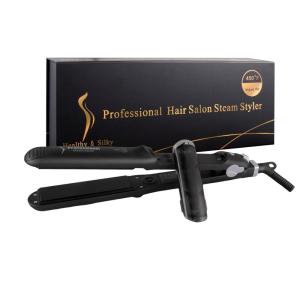 Professional Vapour Infusion Flat Iron Steam Styler Ceramic Hair Straightener with Argan Oil