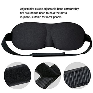 Sleep Mask 3D Contoured Soft Eye Masks Adjustable Strap for A Full Nights Comfortable Sleep, Ultimate Sleeping Aid, Blindfold