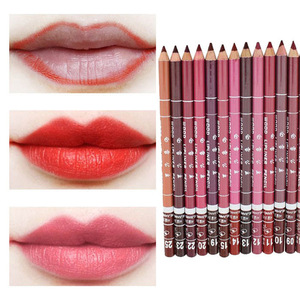 waterproof long lasting lip liner pencil 20 colors easy color