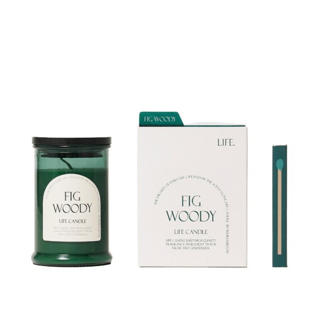 (W.DRESSROOM) Life Candle [Fig Woody] 100g