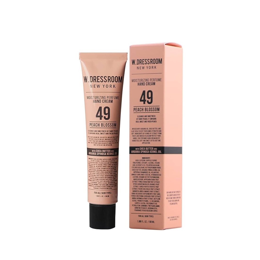 (W.DRESSROOM) Perfume Hand Cream [No.49 Peach Blossom] 50ml