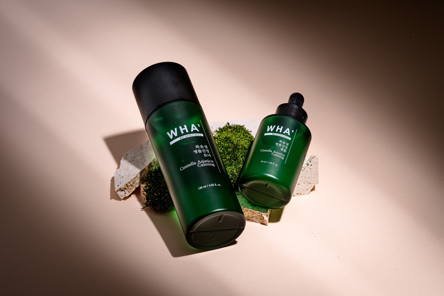 WHAYUNSUL CENTELLA ASIATICA  CAMING TONER (120ml) ,Acne toner, whitening toner, natural toner