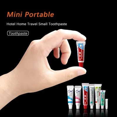 Wholesale Custom 3G / 5g / 6g / 10g / 15g / 20g / 25g Disposable Hotel Travel Mini Toothpaste Manufacturer