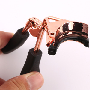 Wholesale custom private label beauty tools rose gold eyelash curler