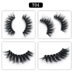 Wholesale Natural faux mink eyelash 3D false eyelashes