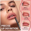 Sharpenable Gel Lip Liner Pencil Private Label OEM ODM, Waterproof Sweat‑Resistant Long Lasting Smooth Application Custom Colors