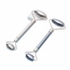 Hot-selling Electroplating Silver Color 304 Stainless Steel Facial Roller Massager Beauty Care Tool