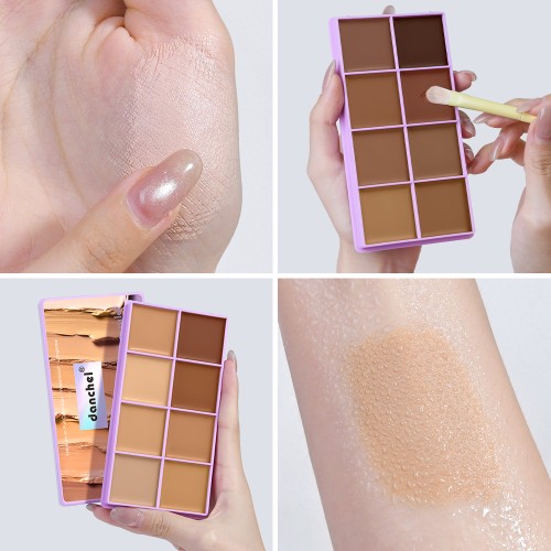Soft Matte Cream Concealer 8-Shade Fade Palette