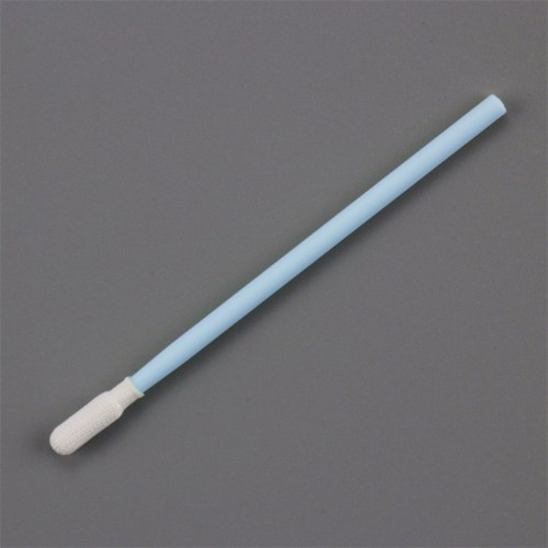 Cylindrical Shape Head Cleanroom Polyester Swab for Cleaning Small Slotted and Grooved Areas
