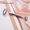 Hot-selling Electroplating Silver Color 304 Stainless Steel Facial Roller Massager Beauty Care Tool
