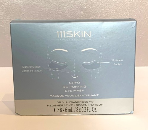 111SKIN Cryo De-Puffing Eye Mask 8 x 6ml. Brand New In Box