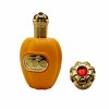 Custom Luxury Crown-shaped Metal Zinc Alloy Gold Color Plated Perfume Bottle Cap