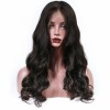 Loose Wave full Lace Human Hair Wigs For Women Natural Black Remy Brazilian Human Hair Wigs Baby Hair Full End