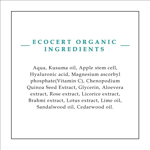 Timeless Beauty Secrets Organic Himalayan Kusuma Oil Hyaluronic Acid Vitamin C Anti Ageing Skin Brightening & Hydrating Luxury Face Serum