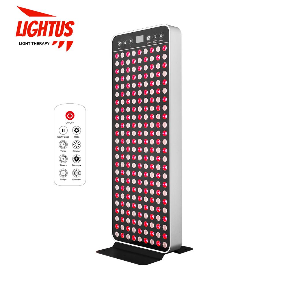 Lightus Hot Selling 660nm 850nm Infrared Red Light Therapy Red Nir Infrared LED Light Therapy Panel With Timer