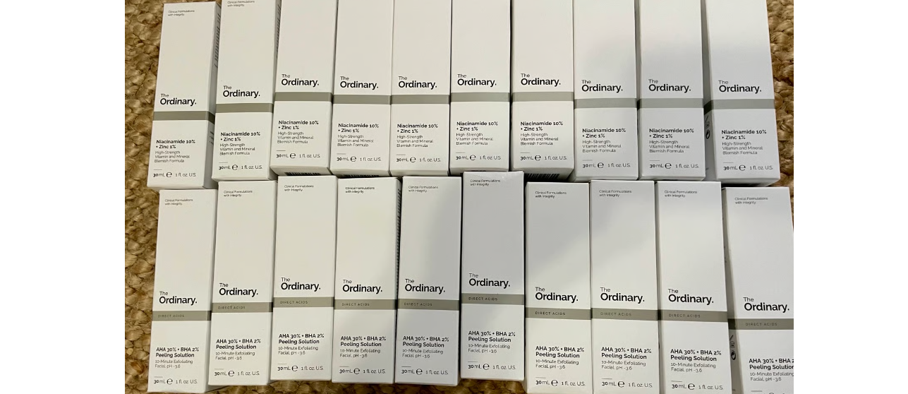 The Ordinary Products in bulk