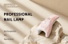 Portable Handheld Gel Nail Lamp Strong Power Rechargeable Smart Sensor UV Led Fast Curing with Large Digital Screen