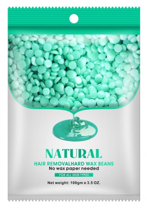 Private Label Film Hard Wax Beads 1Kg Hair Removal Wax Beans For Brazilian Waxing Coarse Hair