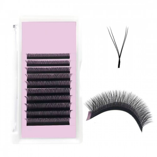Wholesale YY Lashes in Bulk Mixed Length 8-14mm Thickness 0.07 mm Curl C Korean PBT Fiber