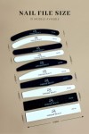 Professional Wholesale High Quality Custom Logo Double Emery Nail File 240 Professional Reusable Classical 179x19x4mm/179x28x4mm