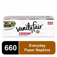 Vanity Fair Everyday Paper Napkins, 660 Count