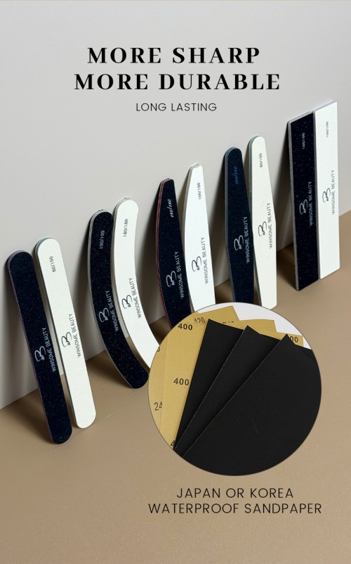 Professional Wholesale High Quality Custom Logo Double Emery Nail File 240 Professional Reusable Classical 179x19x4mm/179x28x4mm