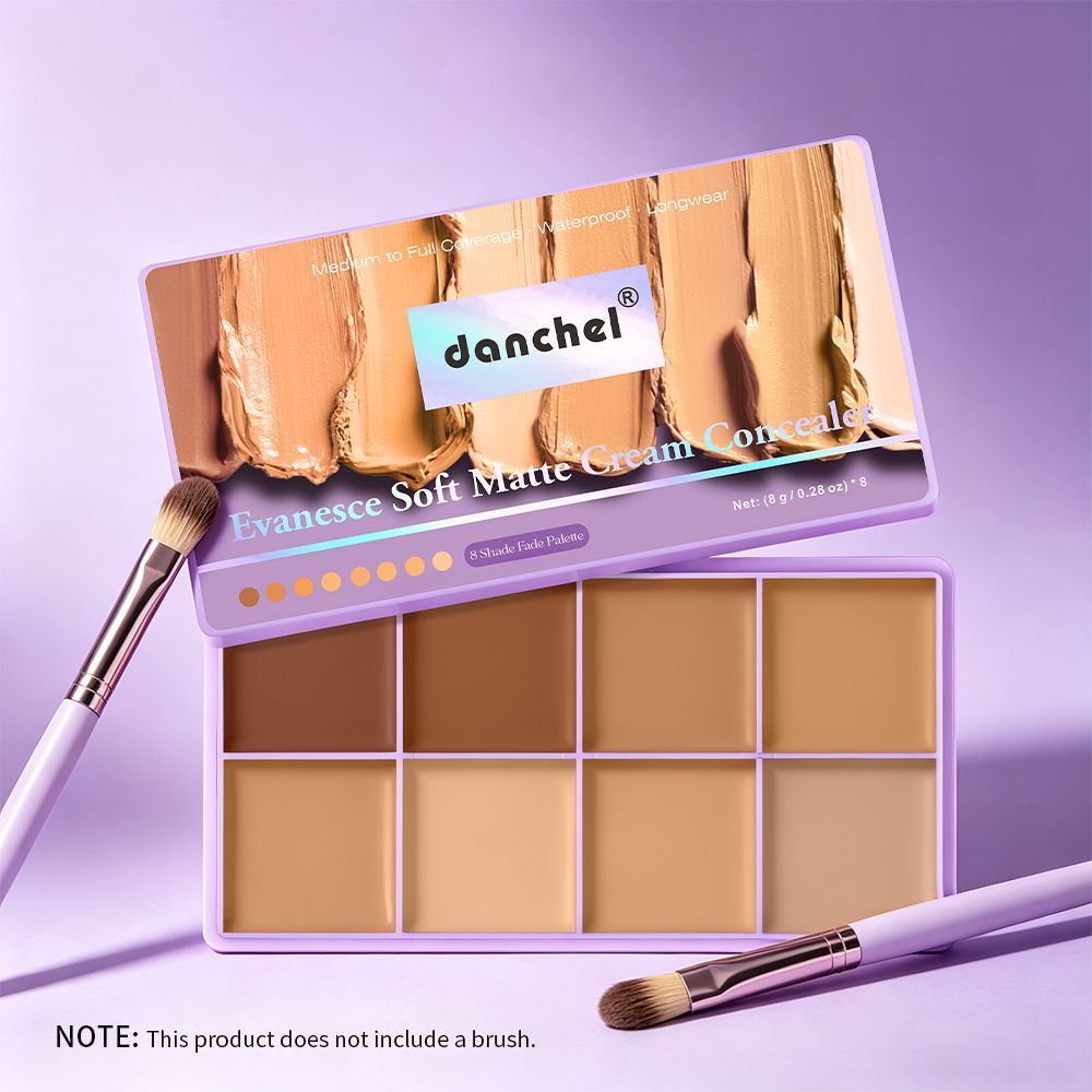Soft Matte Cream Concealer 8-Shade Fade Palette