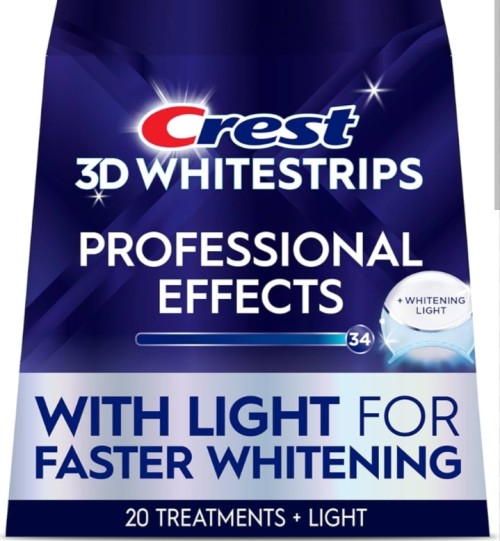 Crest 3D Whitestrips Professional Effects + LED Light