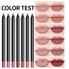 Sharpenable Gel Lip Liner Pencil Private Label OEM ODM, Waterproof Sweat‑Resistant Long Lasting Smooth Application Custom Colors