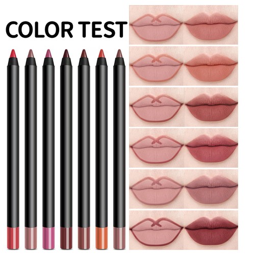 Sharpenable Gel Lip Liner Pencil Private Label OEM ODM, Waterproof Sweat‑Resistant Long Lasting Smooth Application Custom Colors