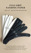 Professional Wholesale High Quality Custom Logo Double Emery Nail File 240 Professional Reusable Classical 179x19x4mm/179x28x4mm