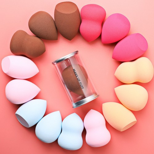 Fashion Beauty Cosmetic Puff Blender Latex Free Makeup Sponge Holder