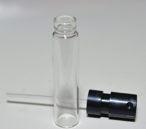 Portable 1.5ml fine mist spray glass tube mini perfume bottle