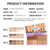 Soft Matte Cream Concealer 8-Shade Fade Palette