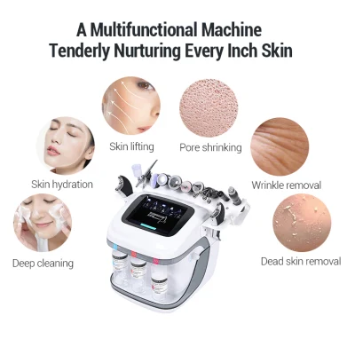 10 in 1 Multifunctional Hydra Bubble Skin Beauty Oxygen Facial Cleaning Aqua Peeling Hydro Microdermabrasion Machine