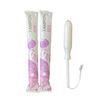 100% Organic Cotton Tampons Applicator Biodegradable Tampons Eco Friendly Tampon Pour Savon Artisanal