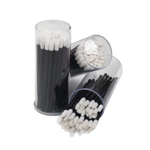 100PCS Disposable Lip Brushes Makeup Lipstick Applicators Wands Tool Kits