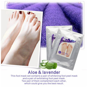 2020 Amazon Hot Selling  Moisturizing Socks Exfoliating Foot Peel Mask Remove Dead Skin Foot Peeling